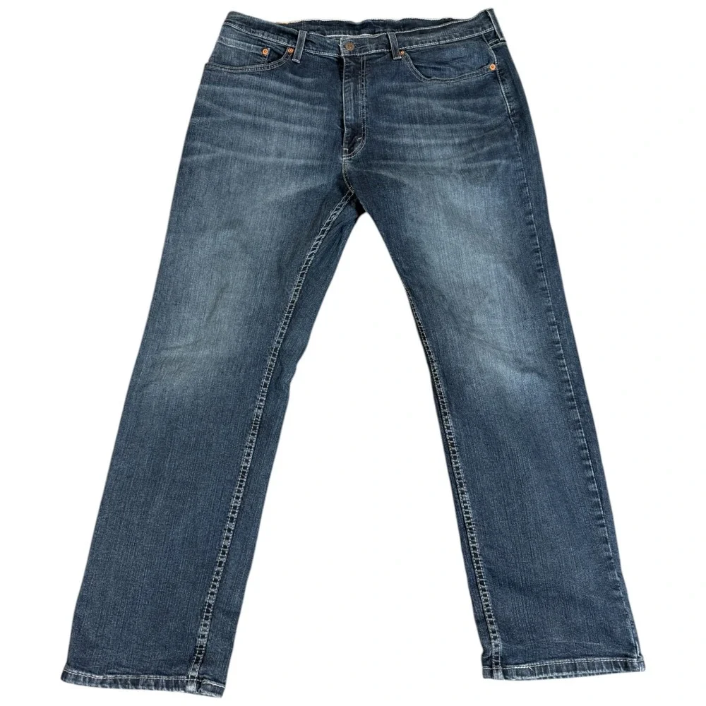 Levis Jeans‎ Mens 38x30 Blue 559 Relaxed Straight Distressed Workwear Grunge Y2k